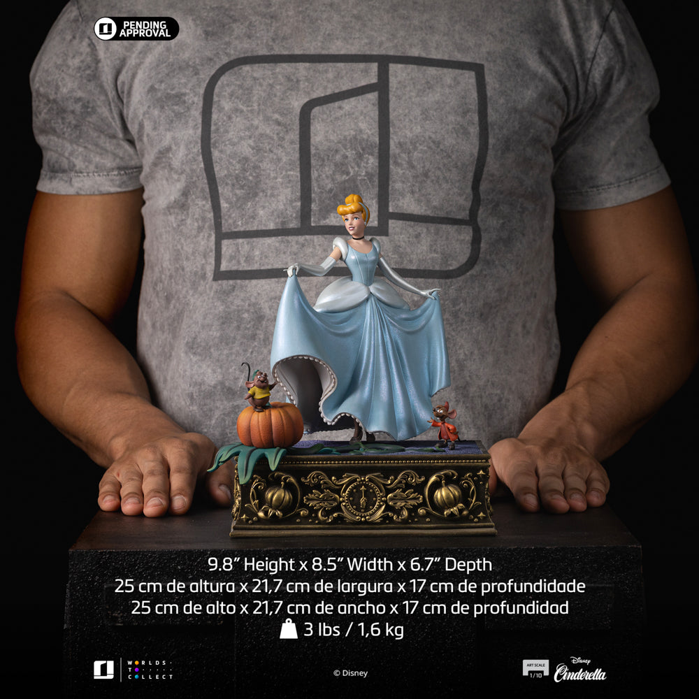 Estátua Cinderella - Disney Classics - Art Scale 1/10 - Iron Studios