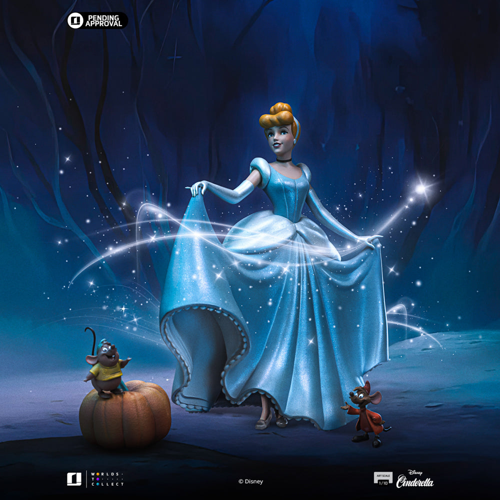 Estátua Cinderella - Disney Classics - Art Scale 1/10 - Iron Studios