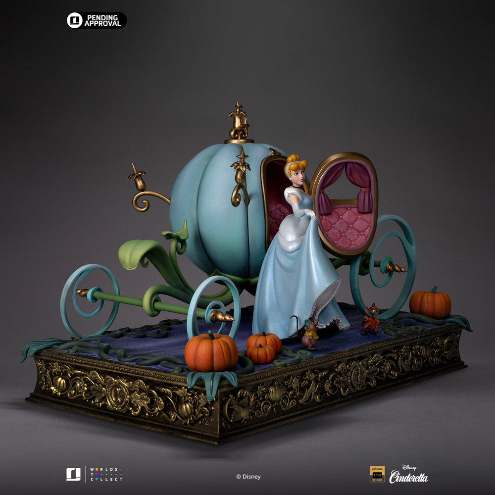 Estátua Cinderella Deluxe - Disney Classics - Art Scale 1/10 - Iron Studios