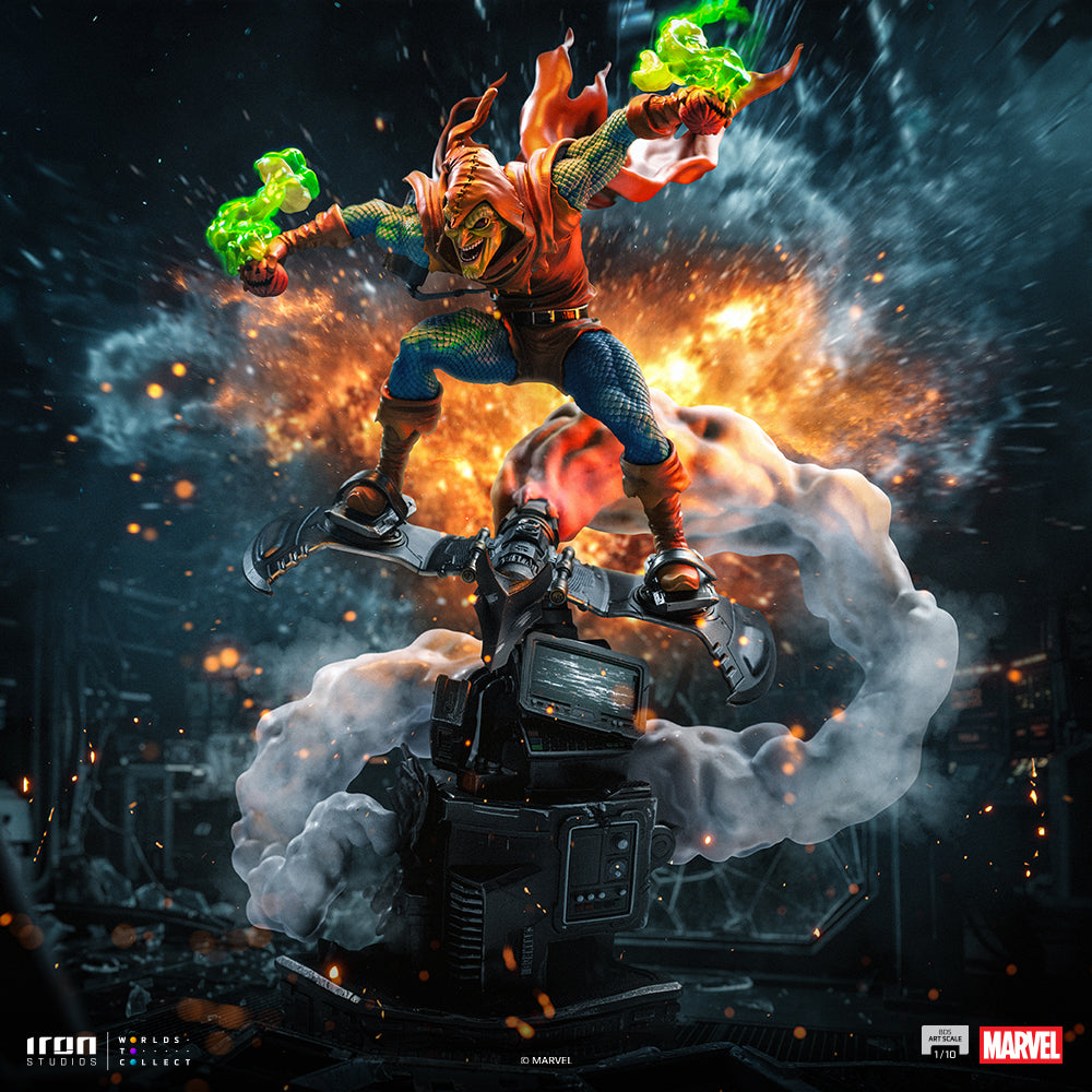 Pré-Venda Estátua - Hobgoblin - Spider-Man vs Villains Diorama - BDS Art Scale 1/10 - Iron Studios