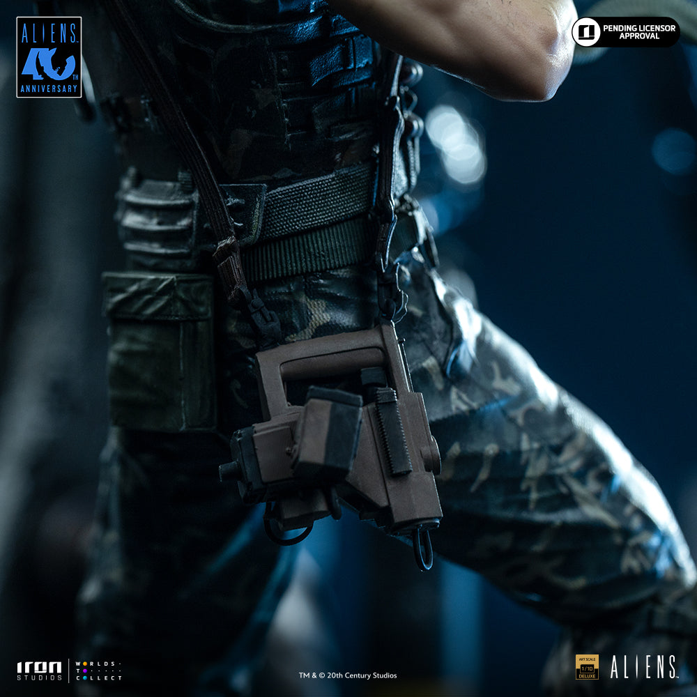 Pré-Venda Estátua - Alien Xenomorph Warrior vs Corporal Dwayne Hicks - Aliens - Art Scale 1/10 - Iron Studios