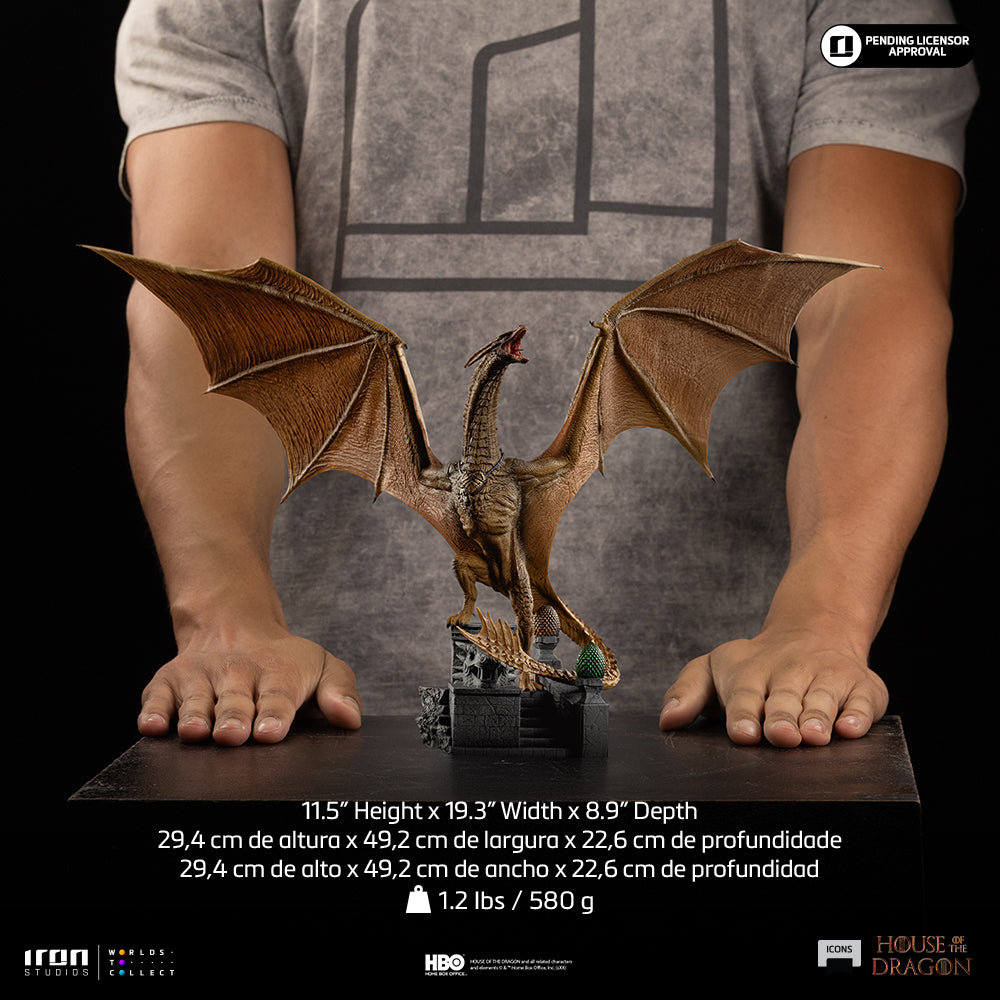 Pré-Venda Estátua - Syrax - House of the Dragon - Icons - Iron Studios