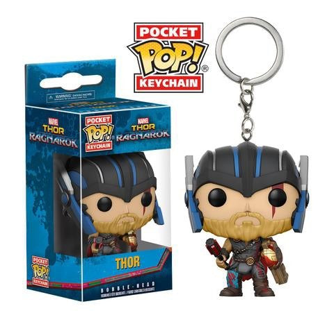 Chaveiro Thor - Thor Ragnarok - Pocket Pop - Funko