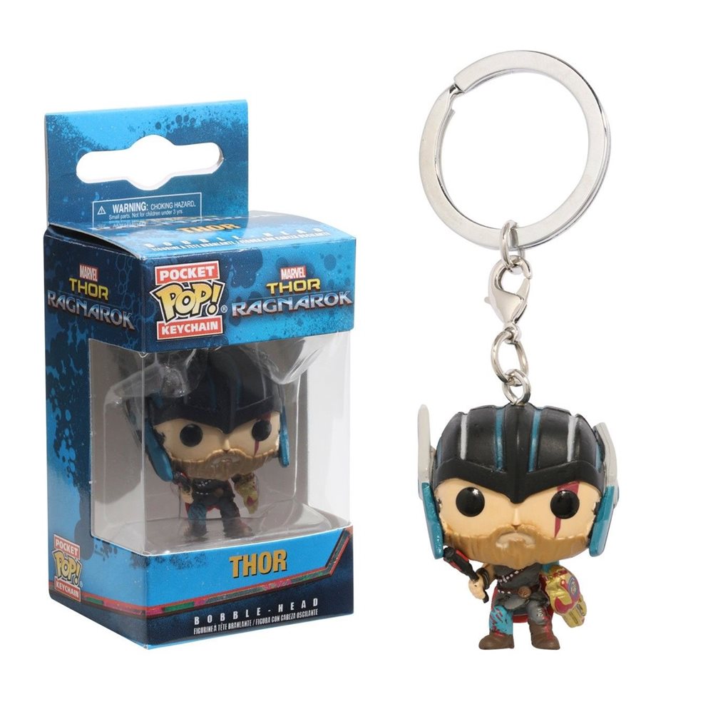 Chaveiro Thor - Thor Ragnarok - Pocket Pop - Funko