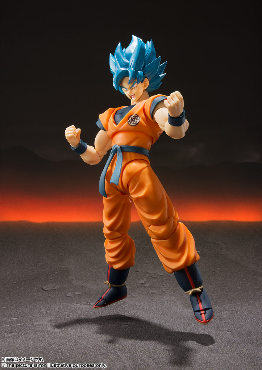 Figura Goku Super Saiyan Blue - Dragon Ball Super - SH Figuarts - Bandai