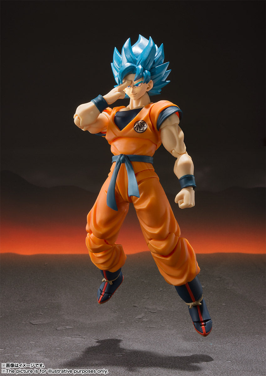 Figura Goku Super Saiyan Blue - Dragon Ball Super - SH Figuarts - Bandai