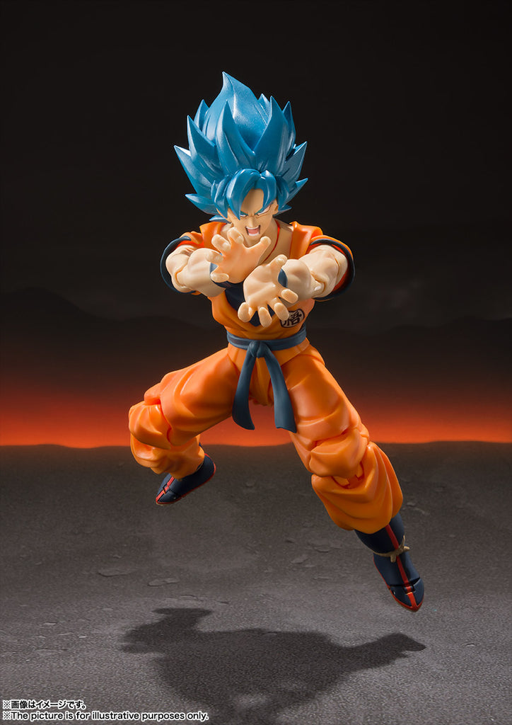 Figura Goku Super Saiyan Blue - Dragon Ball Super - SH Figuarts - Bandai
