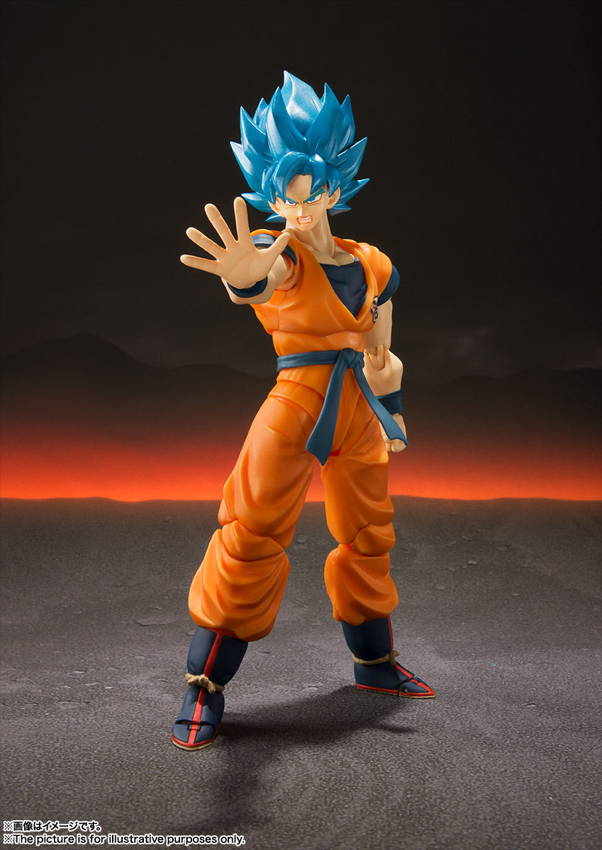 Figura Goku Super Saiyan Blue - Dragon Ball Super - SH Figuarts - Bandai