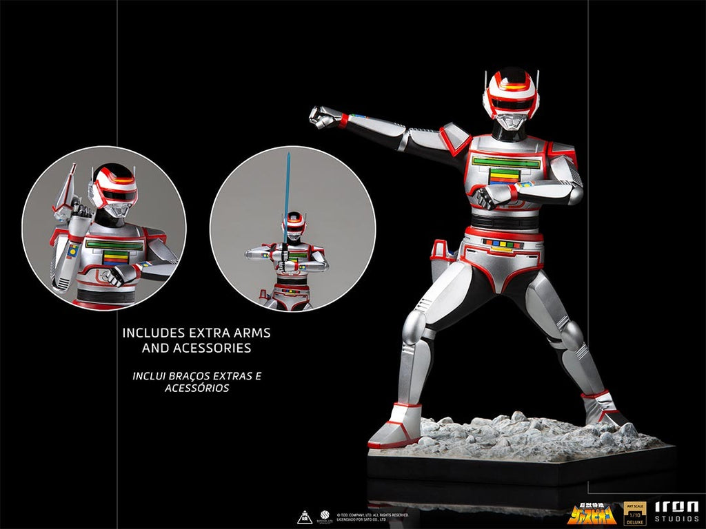 Estátua Jaspion - O Fantástico Jaspion - Art Scale 1/10 - Iron Studios
