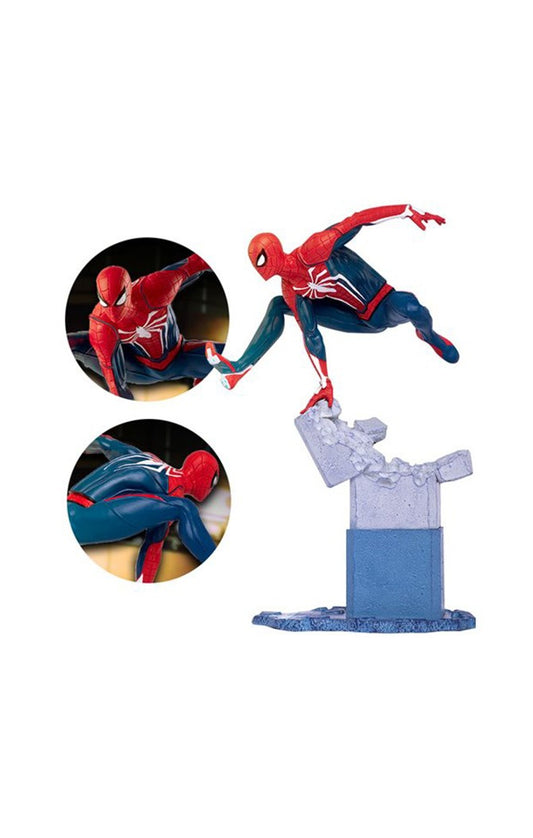 Estátua Spider-Man Advanced Suit - Marvel's Spider-Man - Gameverse Diorama Statue - PCS