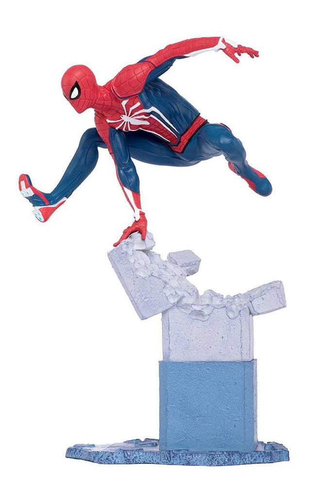 Estátua Spider-Man Advanced Suit - Marvel's Spider-Man - Gameverse Diorama Statue - PCS