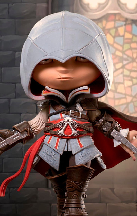 Estátua Ezio - Assassin's Creed - MiniCo - Iron Studios