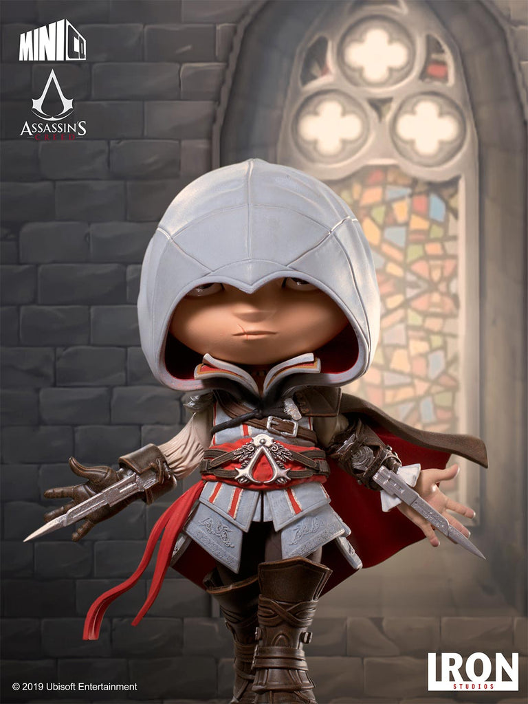 Estátua Ezio - Assassin's Creed - MiniCo - Iron Studios