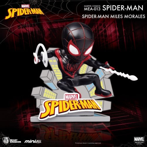 Estátua Miles Morales - Spider-Man: Into Spiderverse - Mini Egg Attack - Beast Kingdom