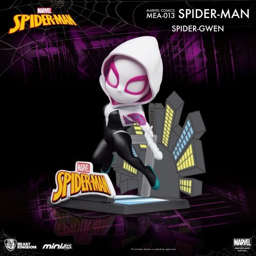 Estátua Spider Gwen - Spider-Man: Into Spiderverse - Mini Egg Attack - Beast Kingdom