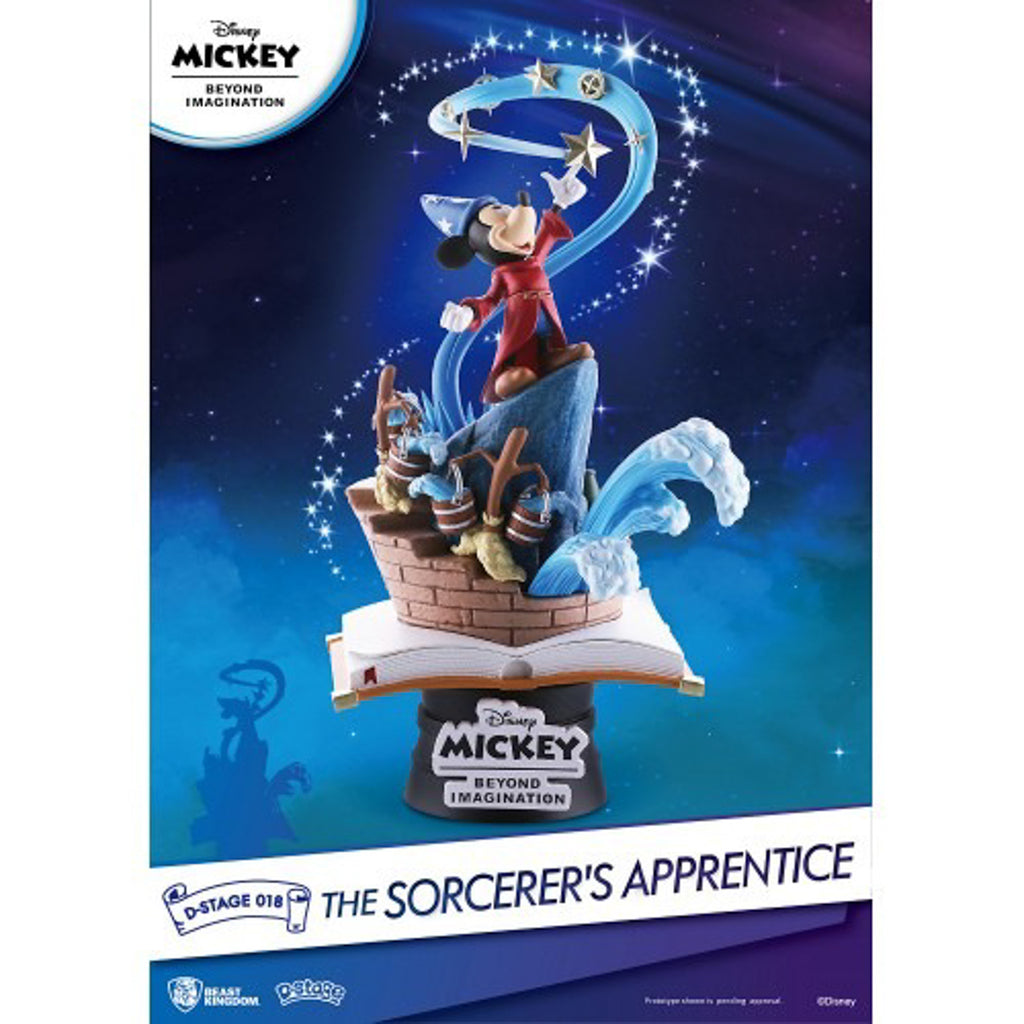 Estátua Mickey Fantasia - Disney - D-Stage - Beast Kingdom