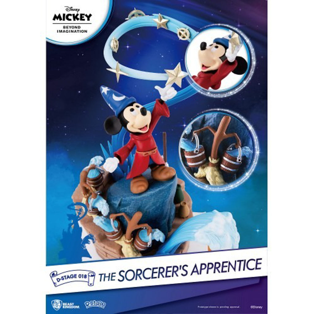 Estátua Mickey Fantasia - Disney - D-Stage - Beast Kingdom
