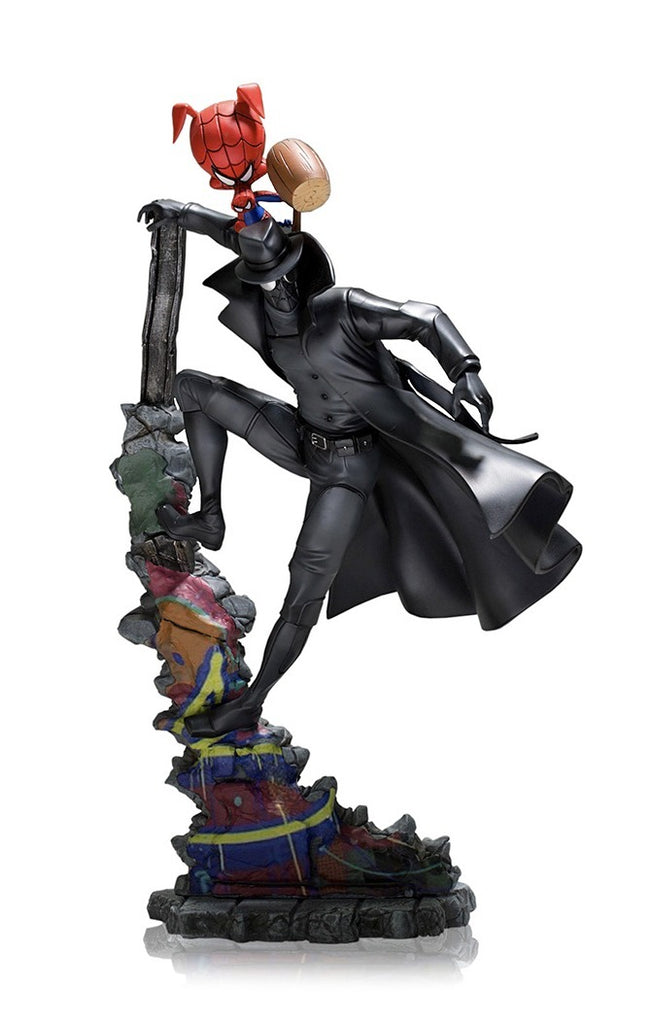 Estátua Spider Noir and Spider Ham - Spiderman: Into the Spiderverse - Art Scale 1/10 - Iron Studios
