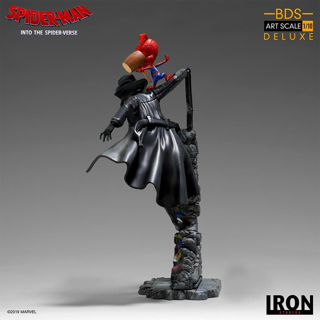 Estátua Spider Noir and Spider Ham - Spiderman: Into the Spiderverse - Art Scale 1/10 - Iron Studios