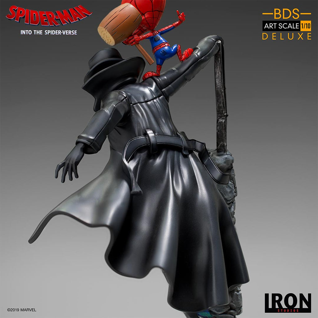 Estátua Spider Noir and Spider Ham - Spiderman: Into the Spiderverse - Art Scale 1/10 - Iron Studios