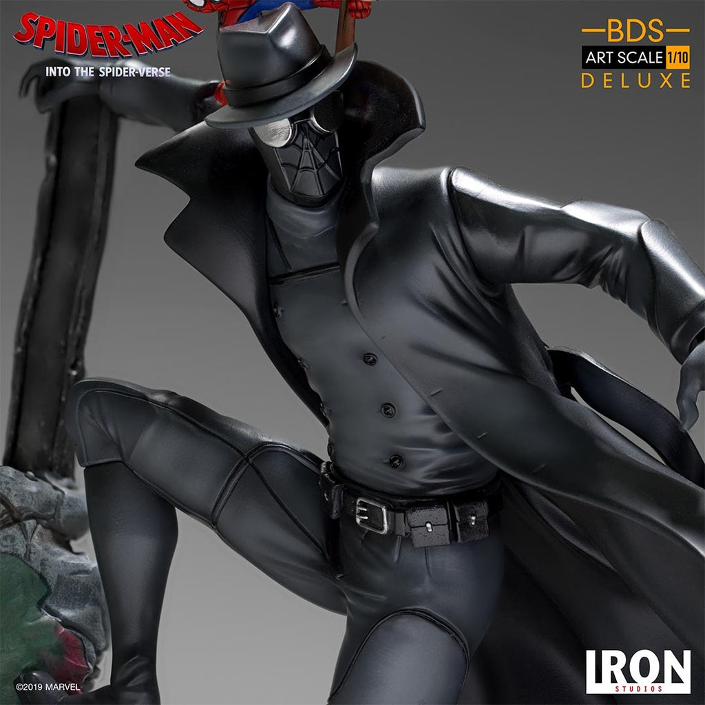 Estátua Spider Noir and Spider Ham - Spiderman: Into the Spiderverse - Art Scale 1/10 - Iron Studios