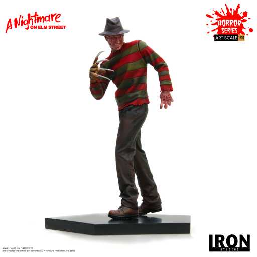 Estátua Freddy Krueger Regular - A Nightmare on Elm Street  - Bds Art Scale 1/10 - Iron Studios