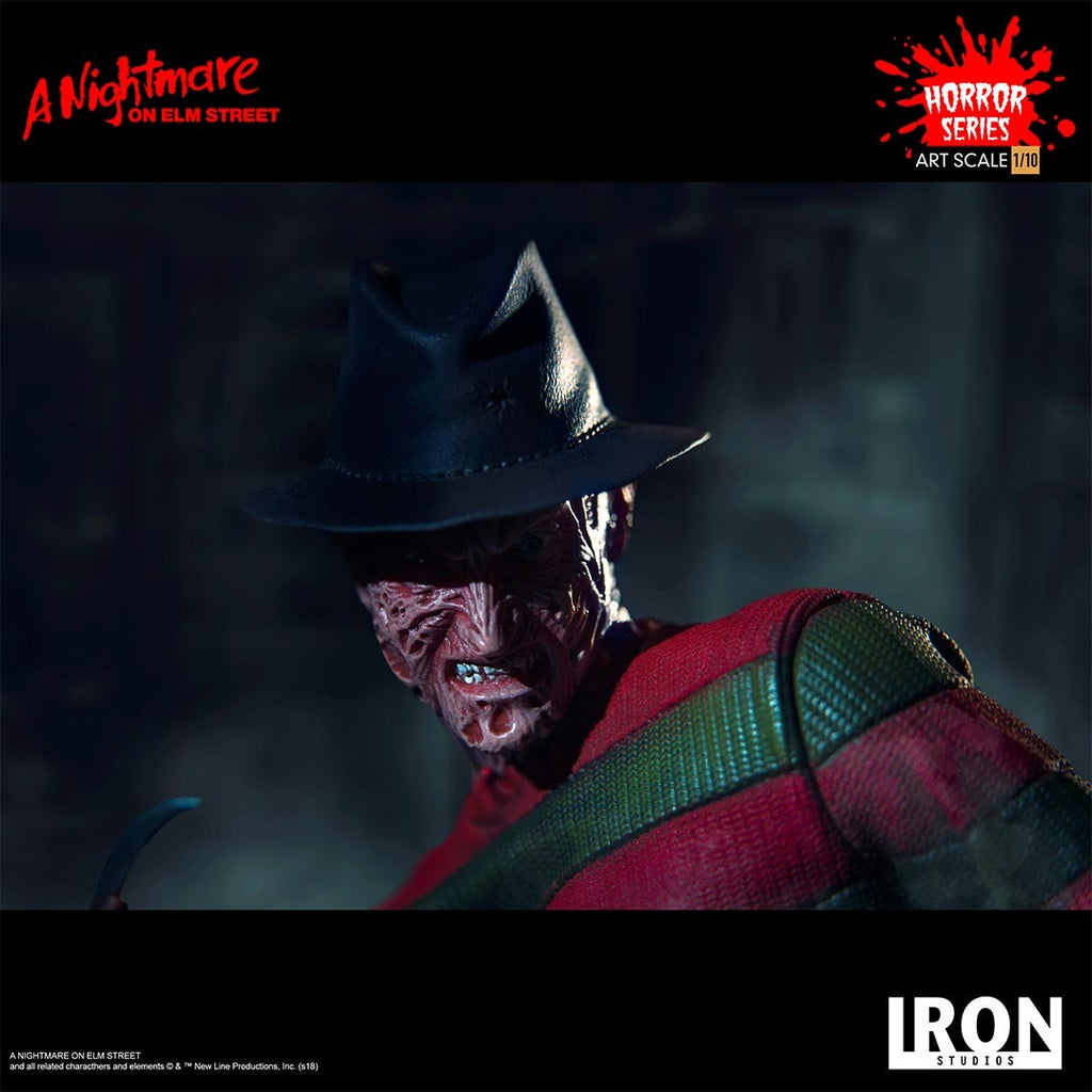 Estátua Freddy Krueger Regular - A Nightmare on Elm Street  - Bds Art Scale 1/10 - Iron Studios