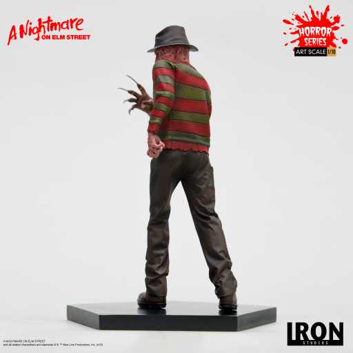 Estátua Freddy Krueger Regular - A Nightmare on Elm Street  - Bds Art Scale 1/10 - Iron Studios