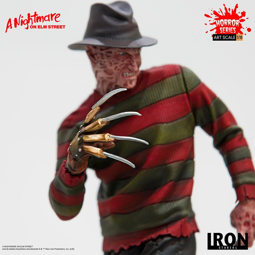 Estátua Freddy Krueger Regular - A Nightmare on Elm Street  - Bds Art Scale 1/10 - Iron Studios