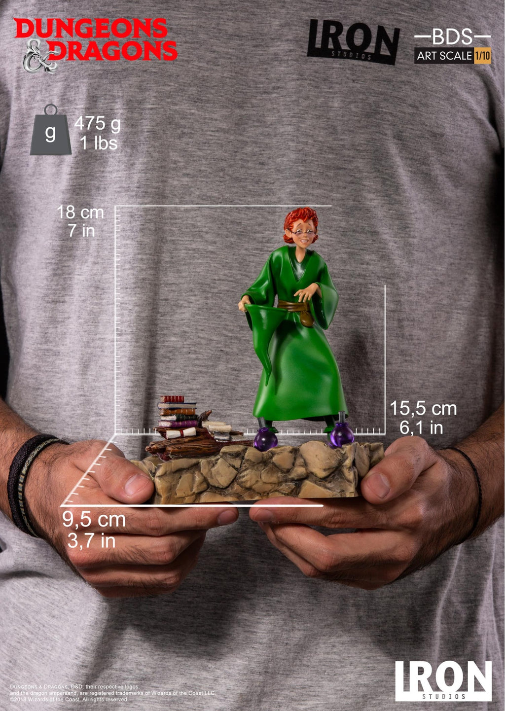 Estátua Presto - Caverna do Dragão - Art Scale 1/10 - Iron Studios