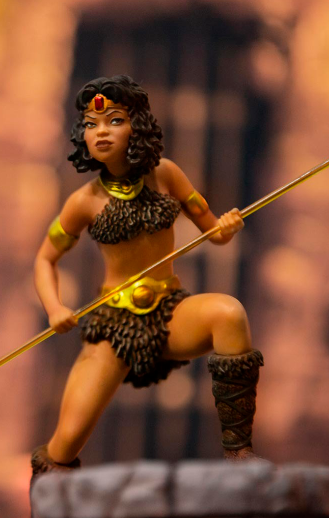 Estátua Diana - Caverna do Dragão - Art Scale 1/10 - Iron Studios