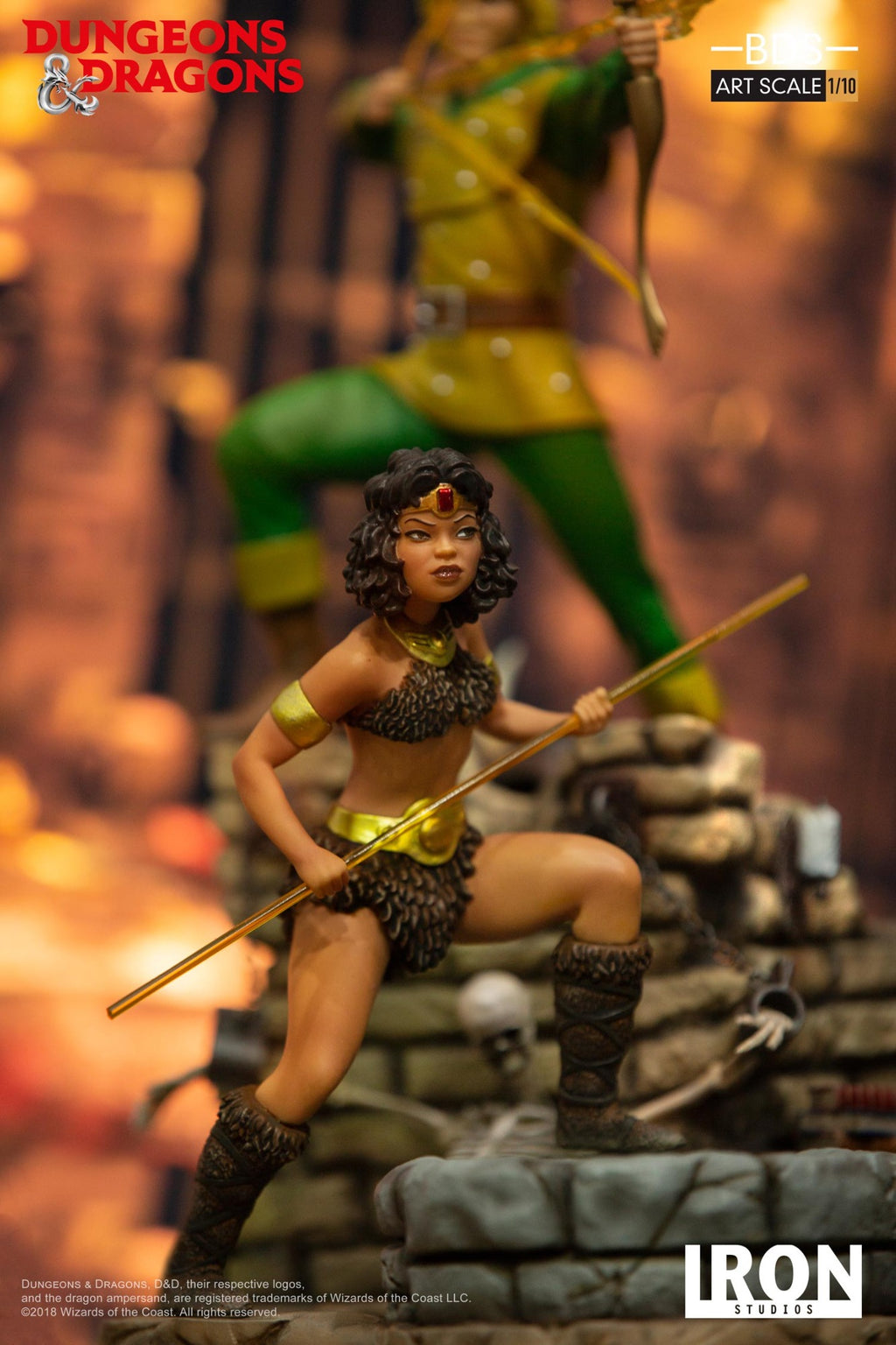 Estátua Diana - Caverna do Dragão - Art Scale 1/10 - Iron Studios