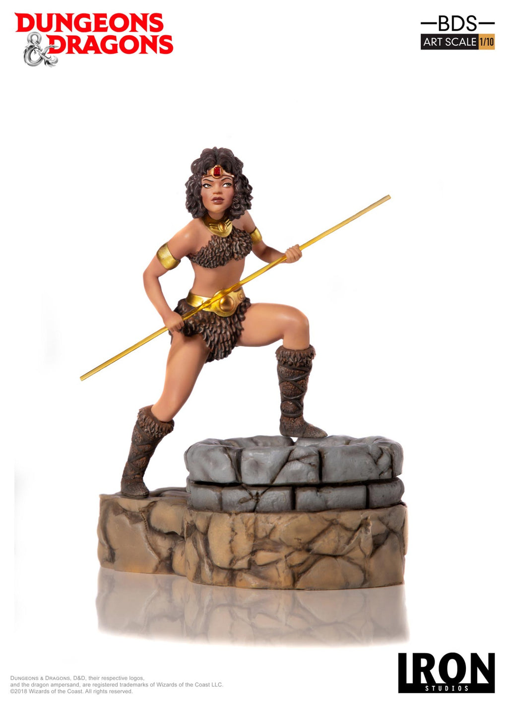 Estátua Diana - Caverna do Dragão - Art Scale 1/10 - Iron Studios