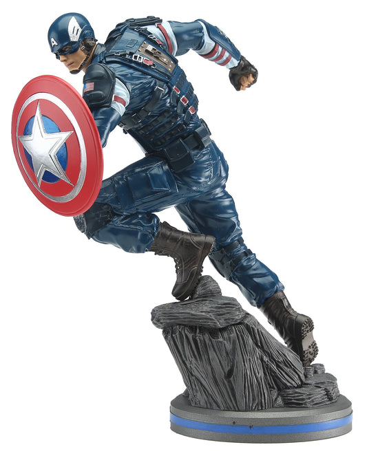 Estátua Captain America 1/10 - Marvels Avengers  Gameverse - Pop Culture Shock