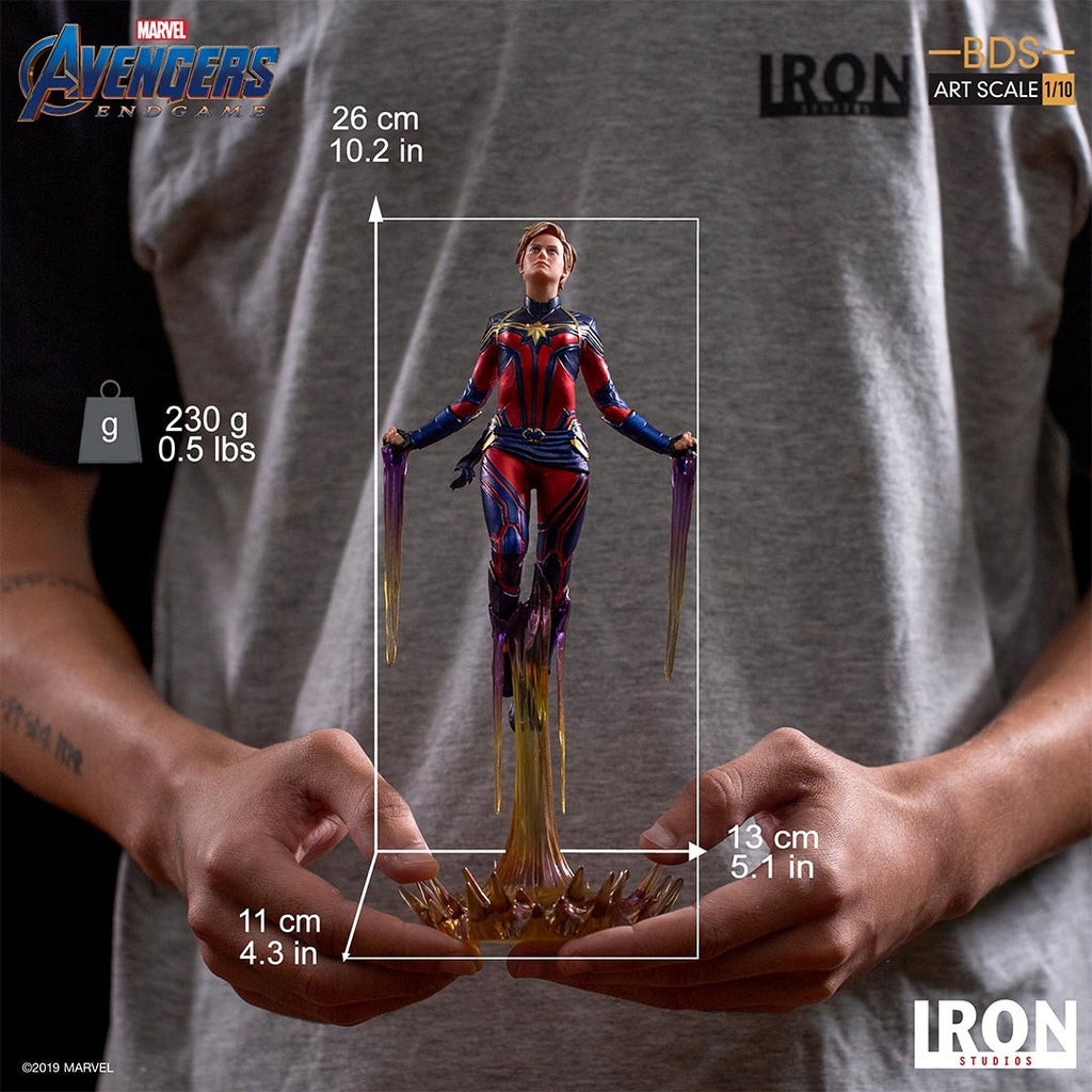 Estátua Captain Marvel - Avengers: Endgame - Bds Art Scale 1/10 - Iron Studios