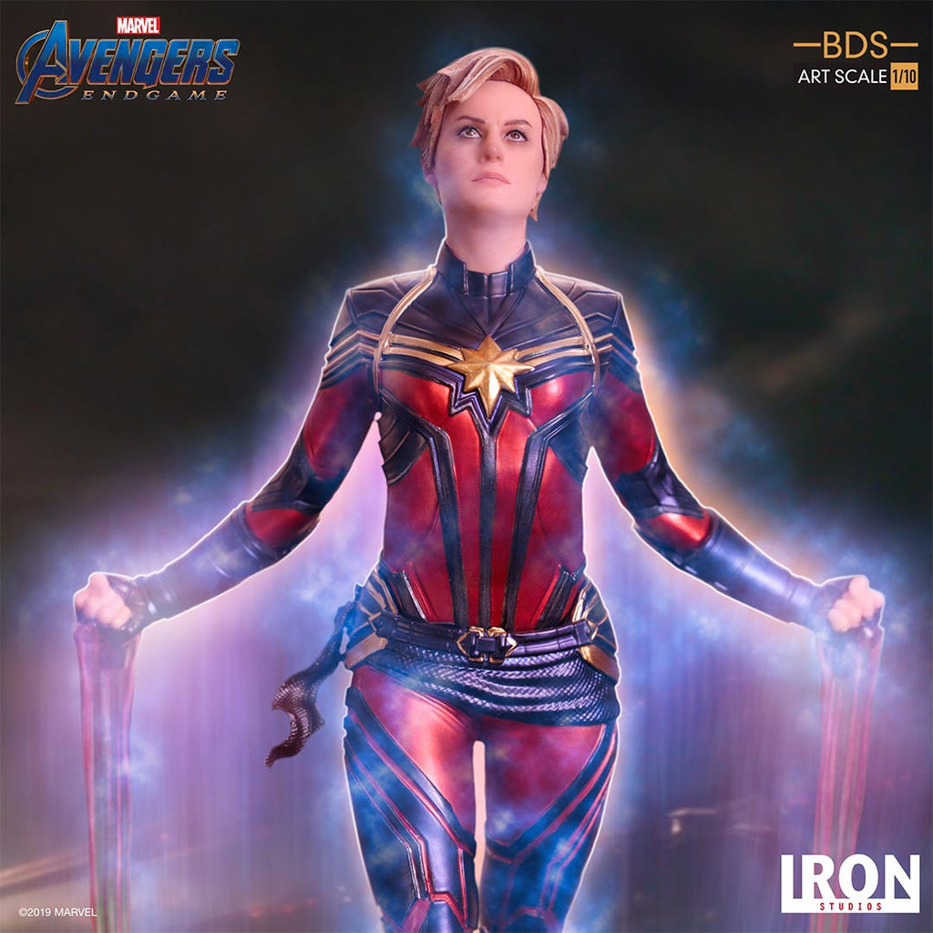 Estátua Captain Marvel - Avengers: Endgame - Bds Art Scale 1/10 - Iron Studios