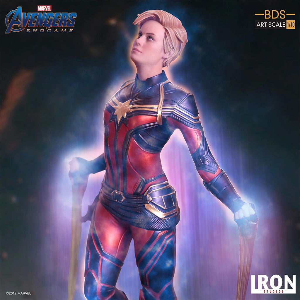 Estátua Captain Marvel - Avengers: Endgame - Bds Art Scale 1/10 - Iron Studios