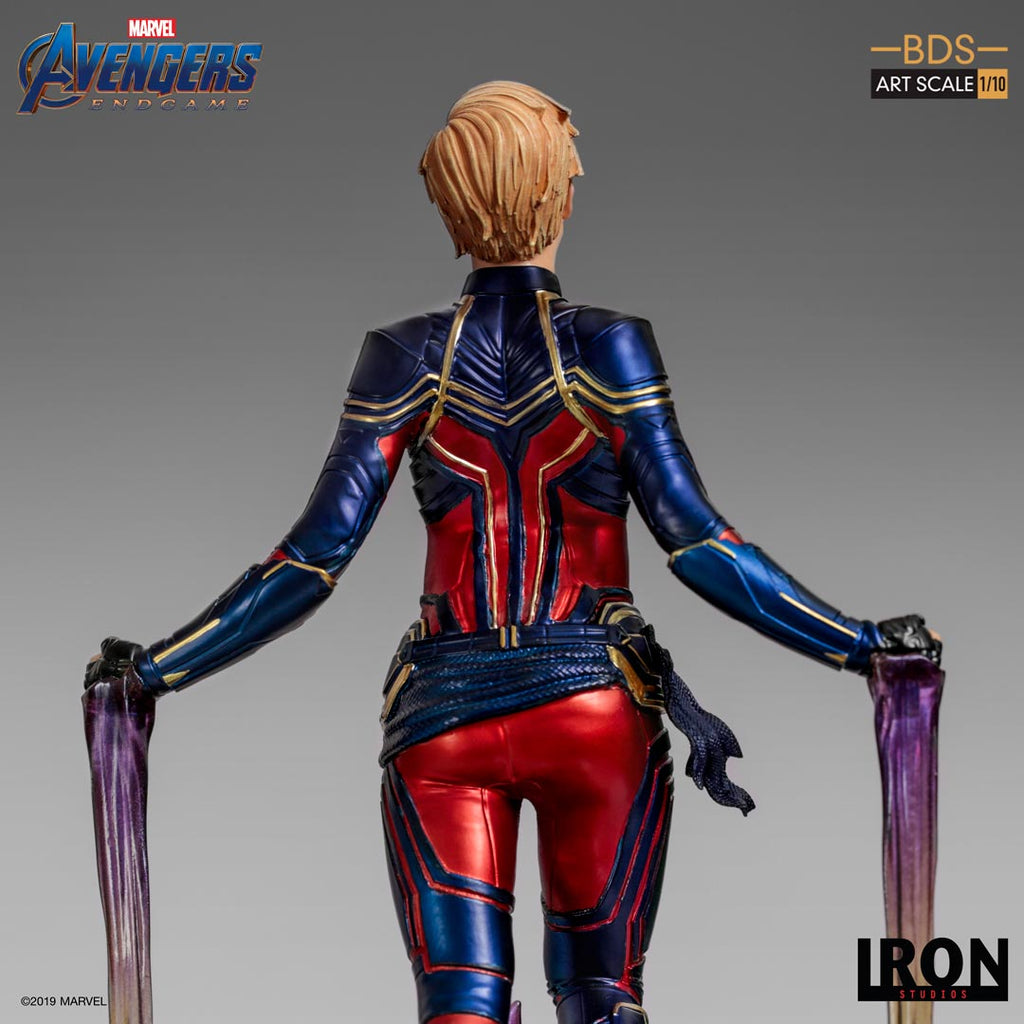 Estátua Captain Marvel - Avengers: Endgame - Bds Art Scale 1/10 - Iron Studios