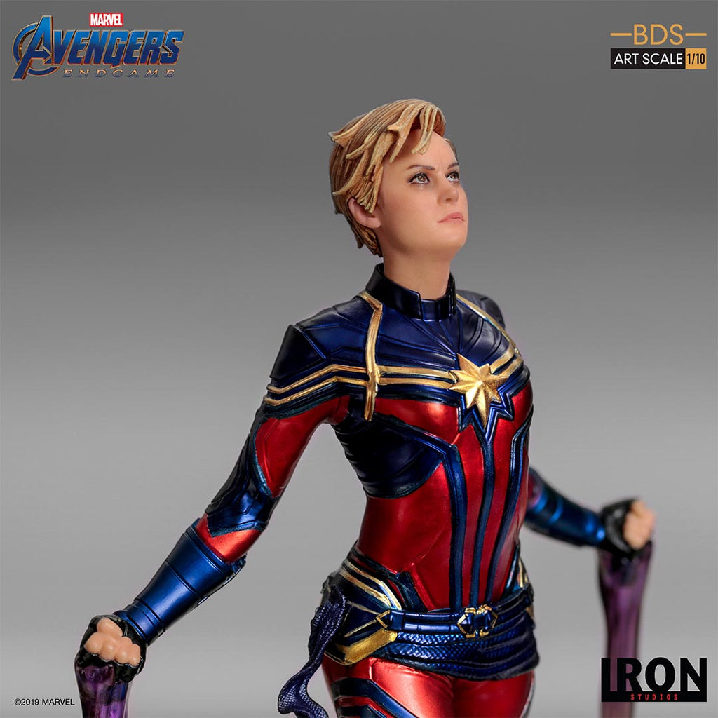 Estátua Captain Marvel - Avengers: Endgame - Bds Art Scale 1/10 - Iron Studios