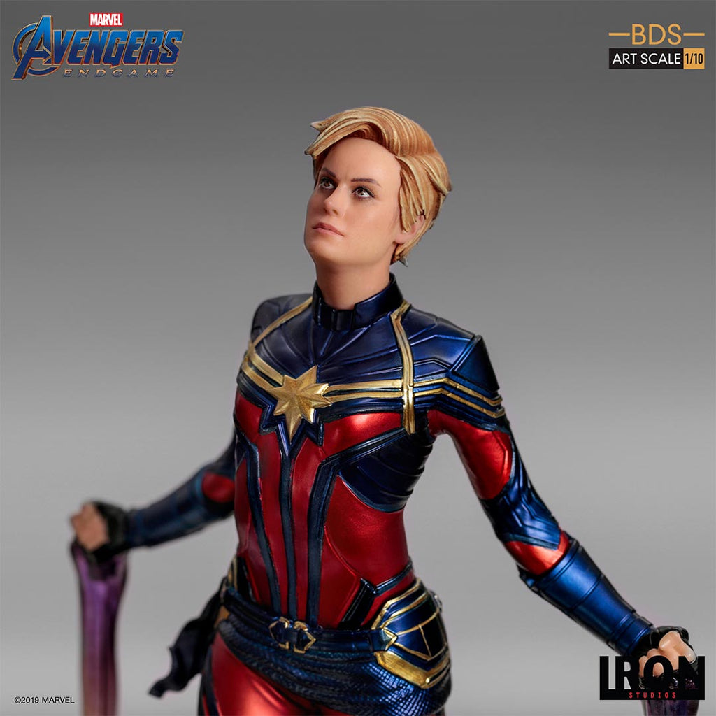 Estátua Captain Marvel - Avengers: Endgame - Bds Art Scale 1/10 - Iron Studios