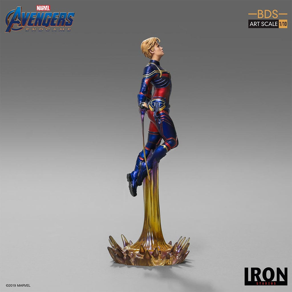 Estátua Captain Marvel - Avengers: Endgame - Bds Art Scale 1/10 - Iron Studios