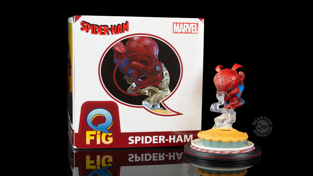 Estátua Spider-Ham - Marvel - Q-Fig  - Quantum Mechanix
