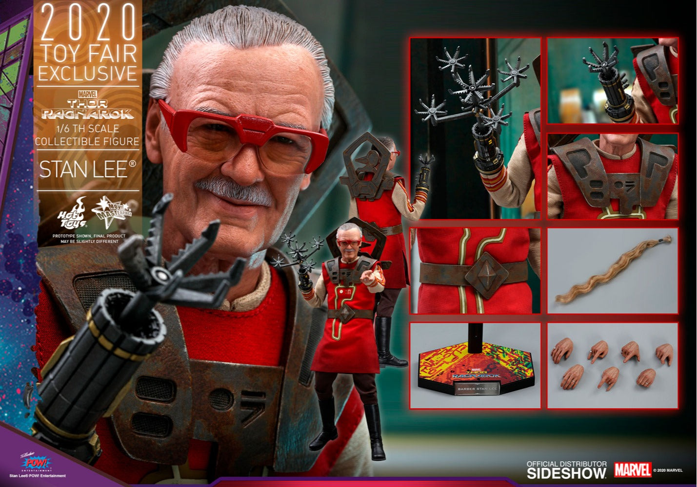 Figura Stan Lee Ver. Thor: Ragnarok - Marvel - 1/6 Figure - Hot
