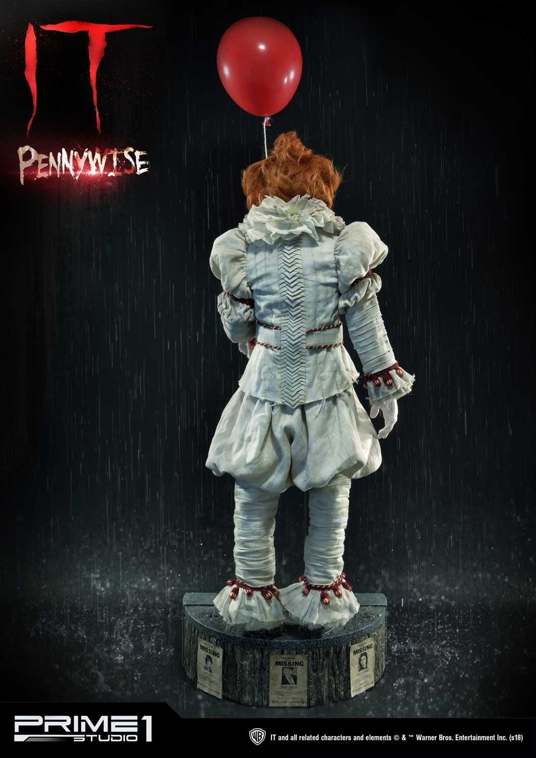 Estátua Pennywise 1/2 - It! - Prime 1 – Iron Studios Brasil