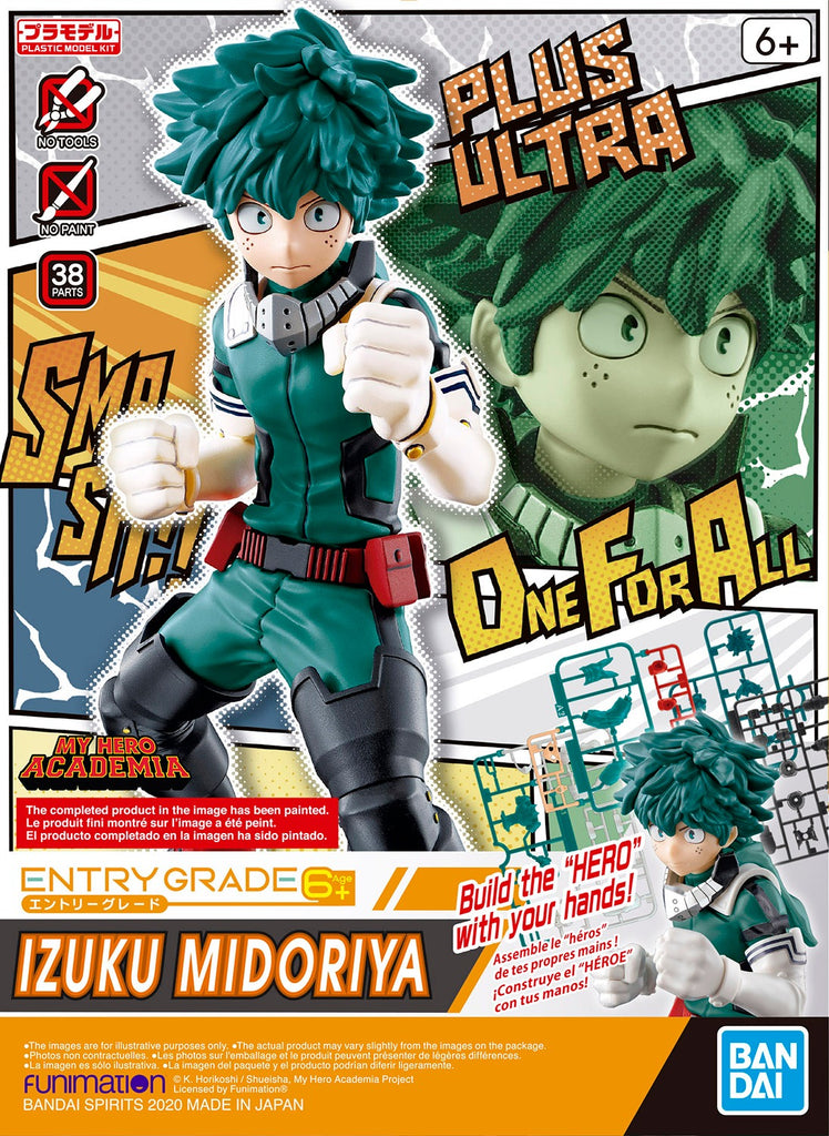Model Kit Izuku Midoriya - My Hero Academia - Entry Grade - Bandai
