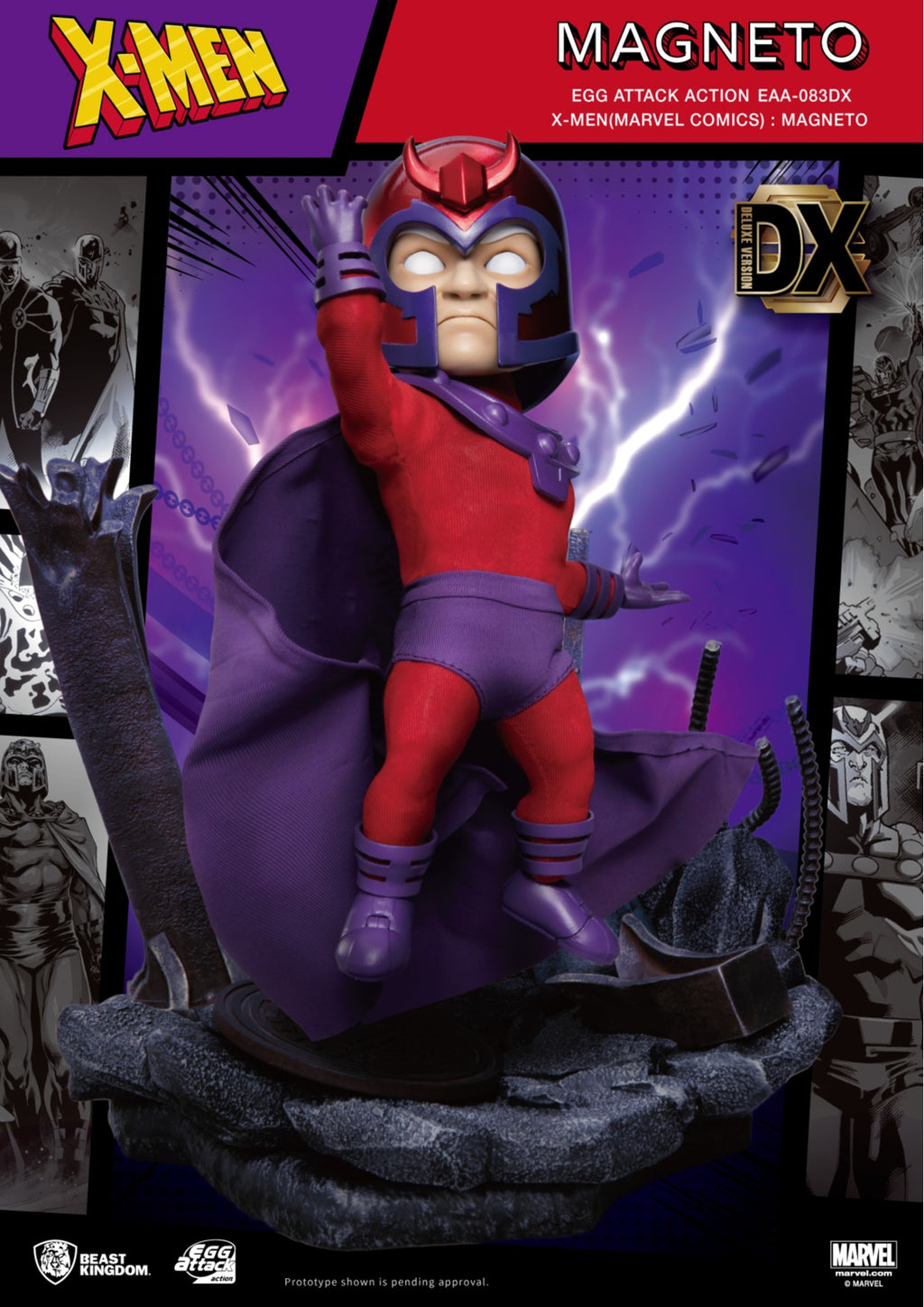 Figura Magneto Deluxe Version - X-Men - Egg Attack - Beast Kingdom