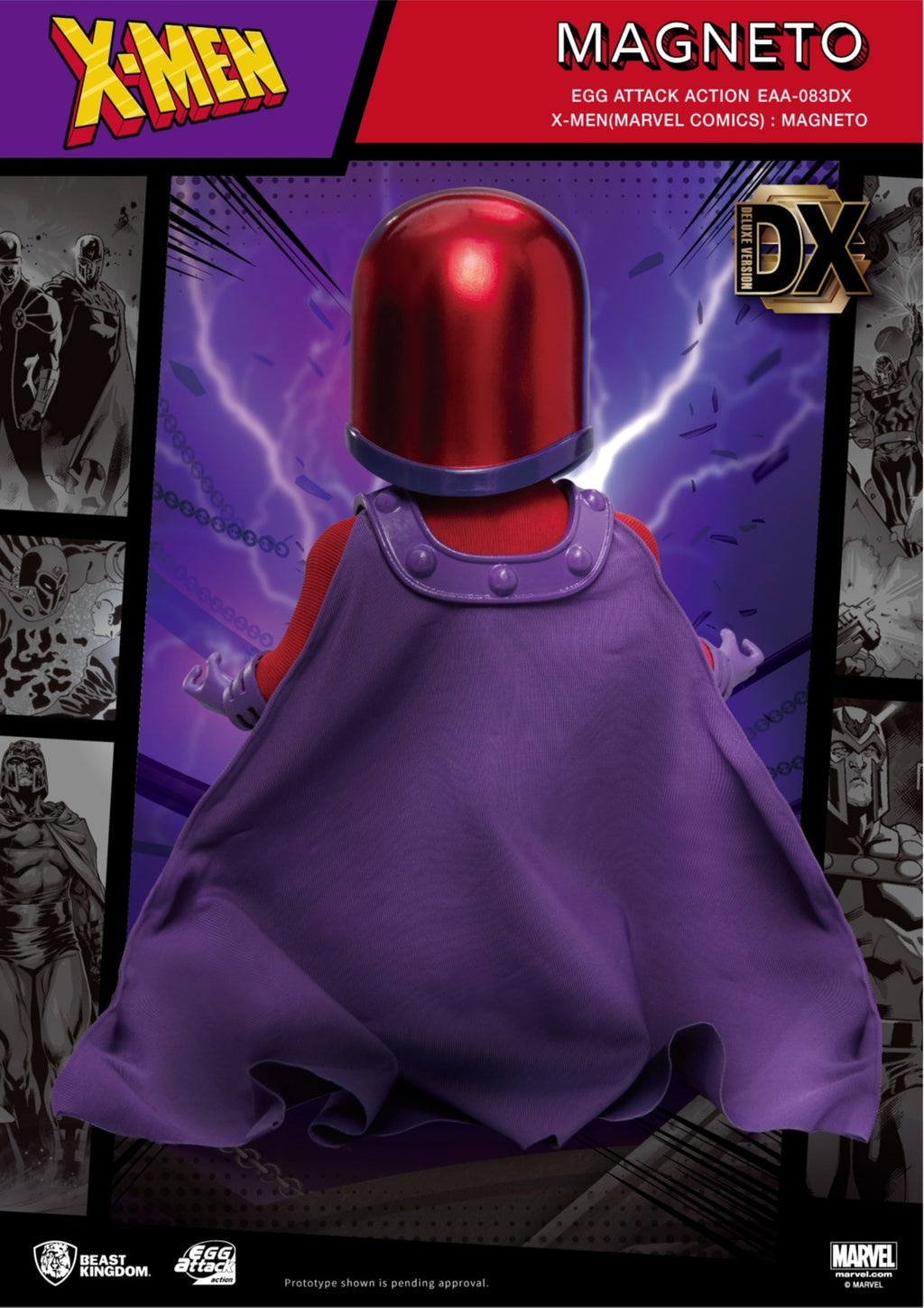 Figura Magneto Deluxe Version - X-Men - Egg Attack - Beast Kingdom