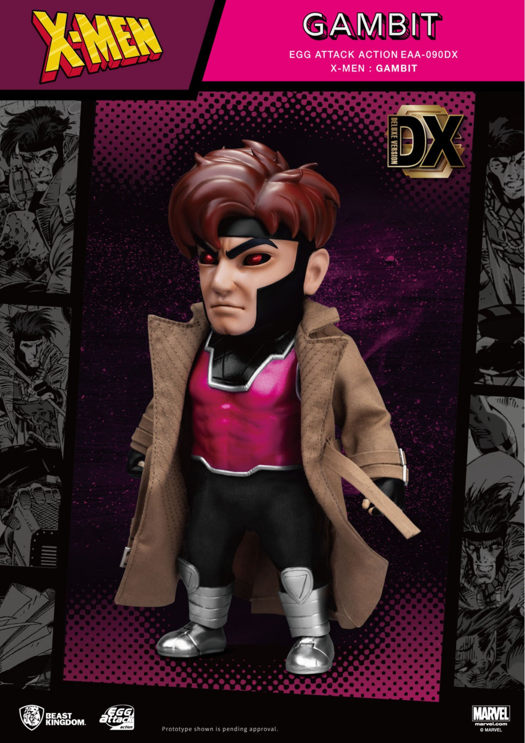 Figura Gambit Deluxe - X-Men - Egg Attack - Beast Kingdom