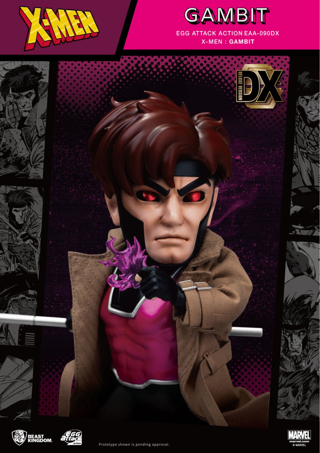 Figura Gambit Deluxe - X-Men - Egg Attack - Beast Kingdom