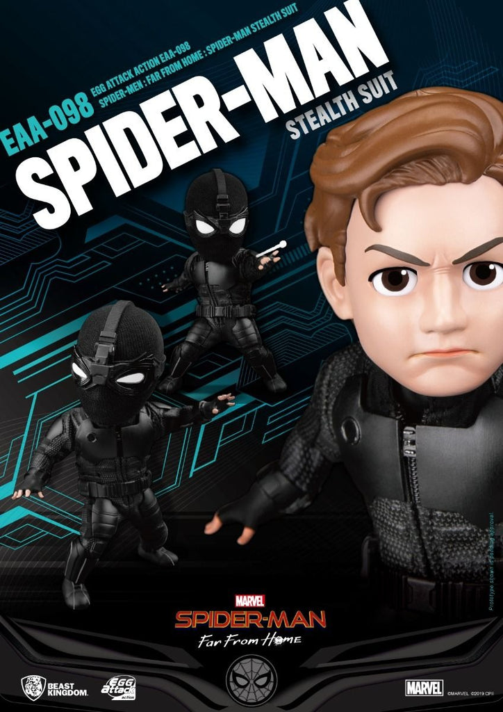 Figura Spider-Man Stealth Suit - Spider-Man: Far From Home - Egg Attack - Beast Kingdom